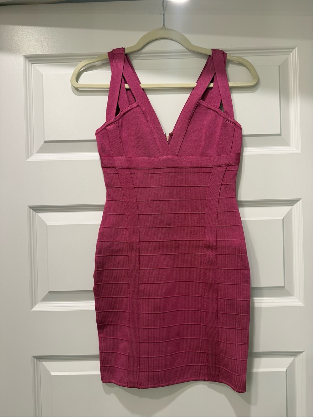 Guess mauve pink cutout bandage mini dress size S